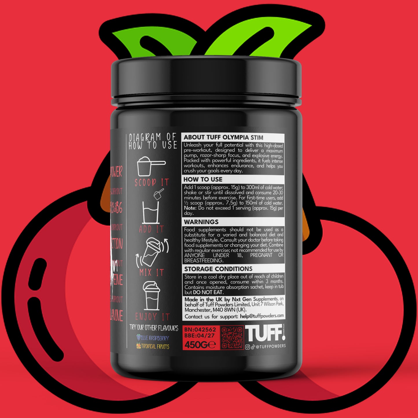OLYMPIA STIM V1 PRE - 60/30 SERVINGS