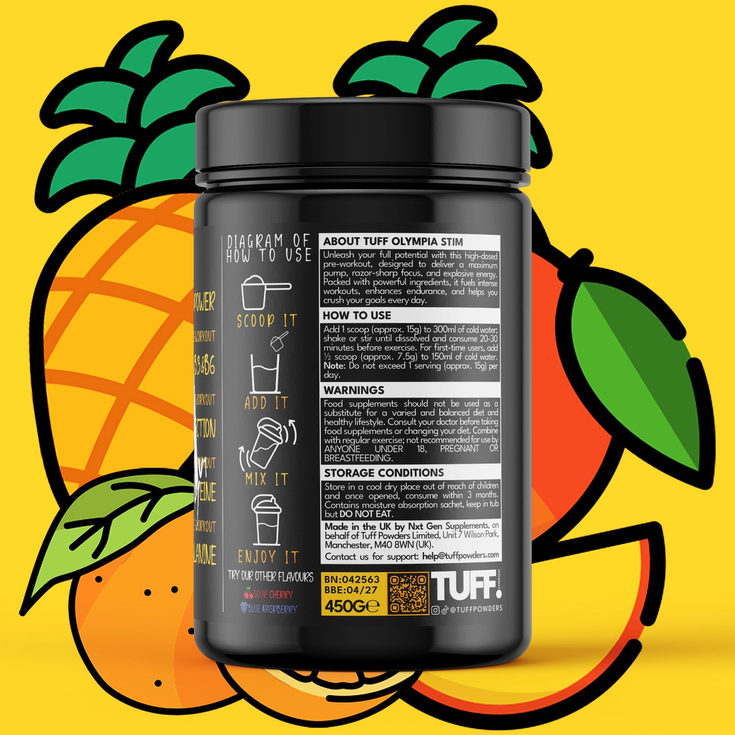 OLYMPIA STIM V1 PRE - 60/30 SERVINGS